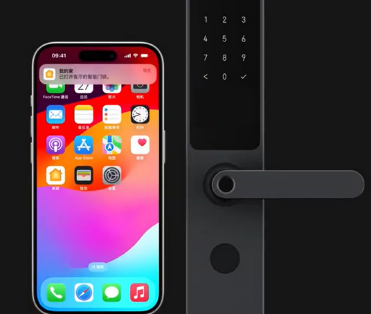 鸠江iPhone维修站分享在iPhone上使用家庭钥匙开启智能门锁 