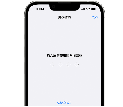 鸠江iPhone屏幕维修分享iPhone屏幕使用时间密码忘记了怎么办 