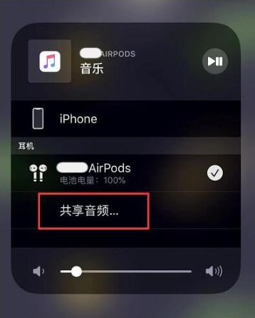 鸠江苹果14音频维修点分享iPhone14音频共享设置方法 