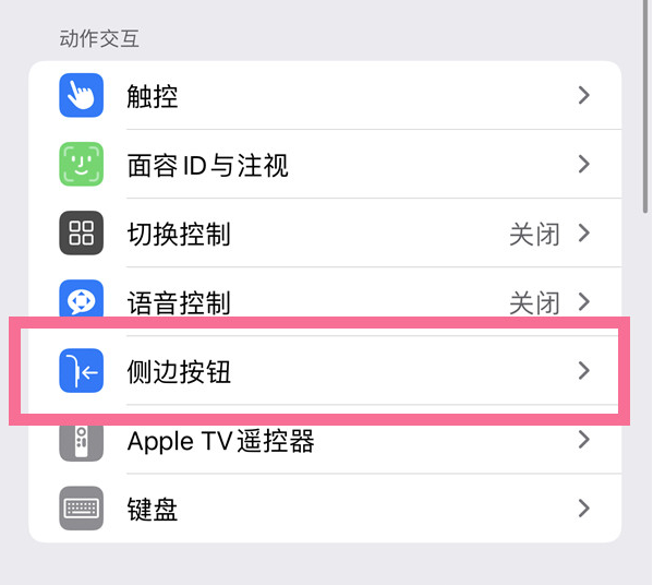 鸠江苹果14维修店分享iPhone14 Plus侧键双击下载功能关闭方法 